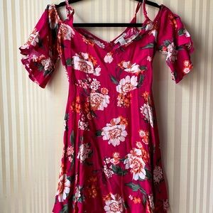 Charlotte Russe Pink Floral Dress